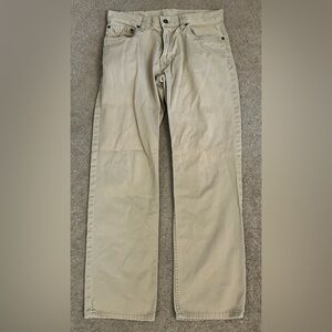 Polo Ralph Lauren Jeans Mens 30x30 Beige Straight Leg Casual Preppy Denim